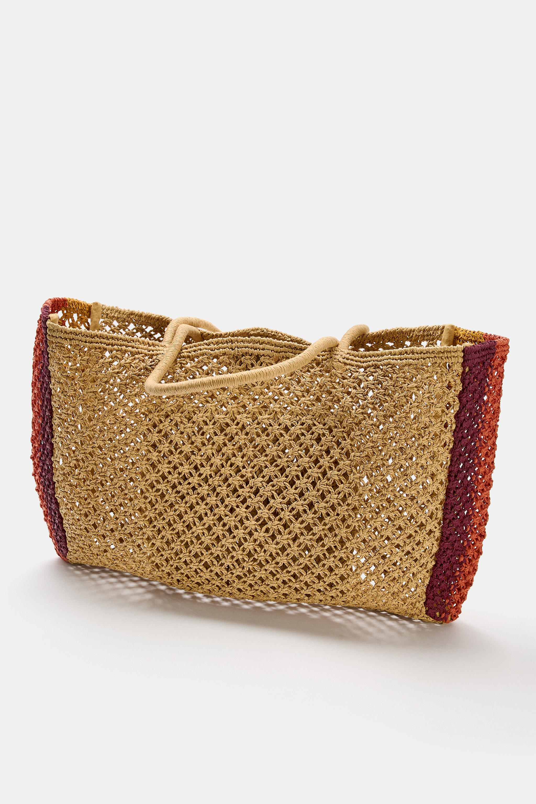 COMBINED WOVEN EFFECT SHOPPER